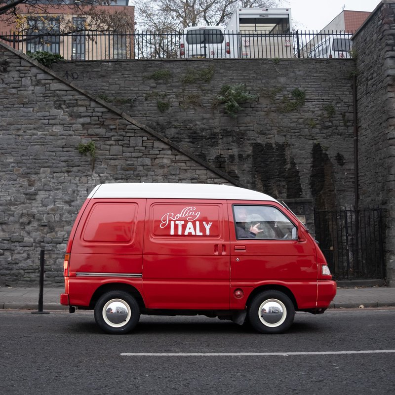 A work van